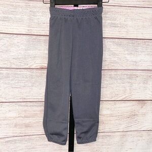 Soffe Grey and Pink Softball/ Baseball Pants Size S (7)